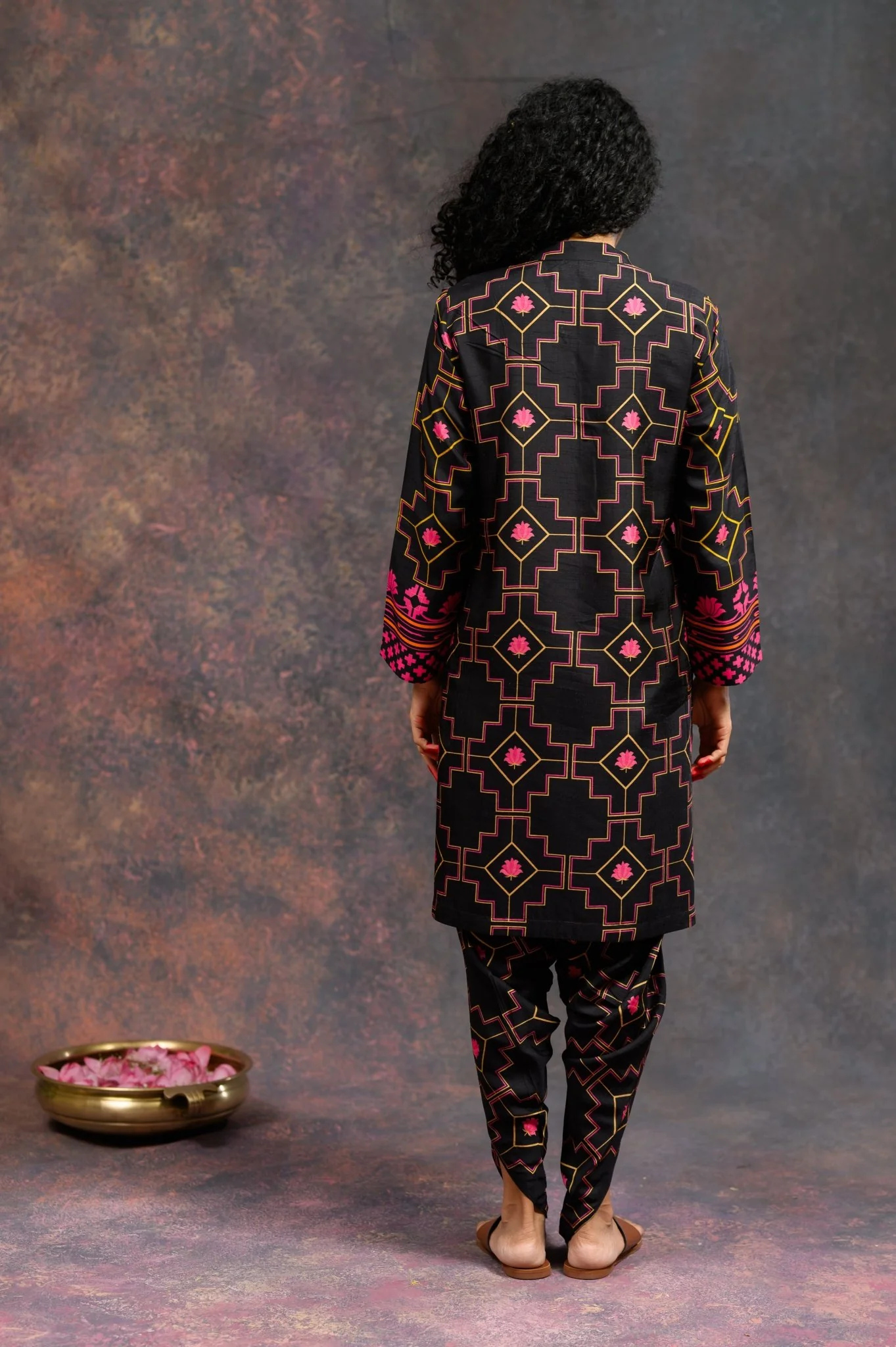 Morbagh Black Dhoti Set - Image 5