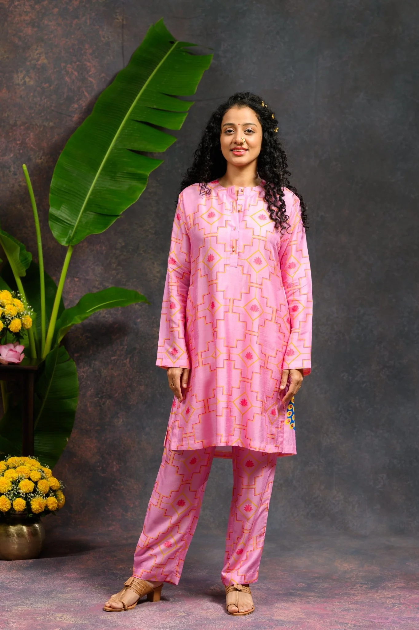 Morvika Pink Co-ord Set