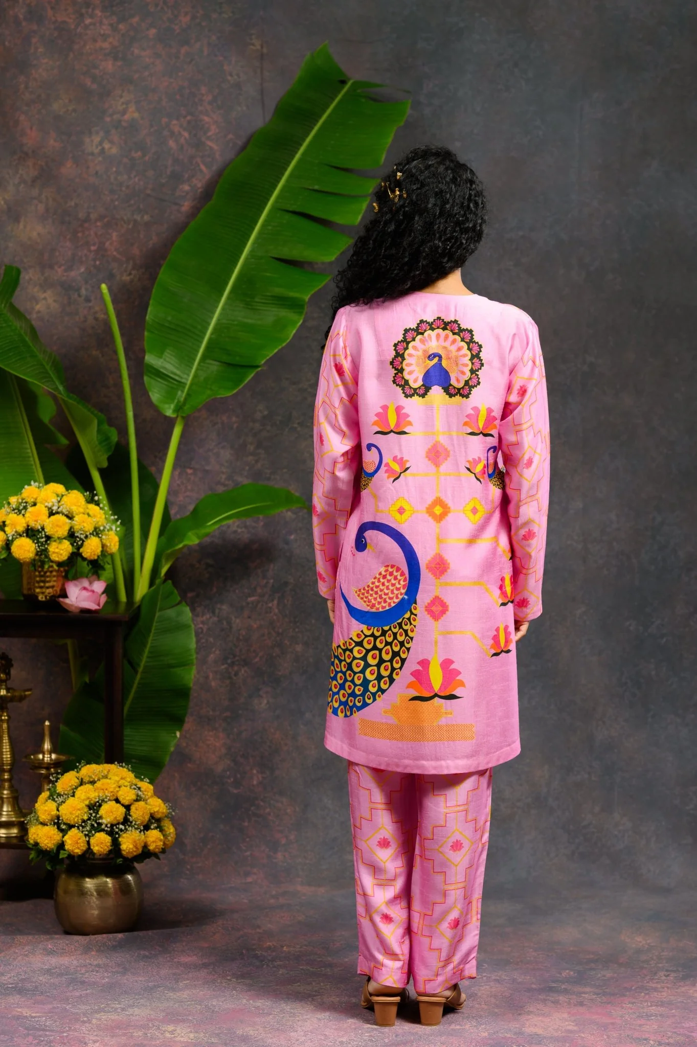 Morvika Pink Co-ord Set - Image 4