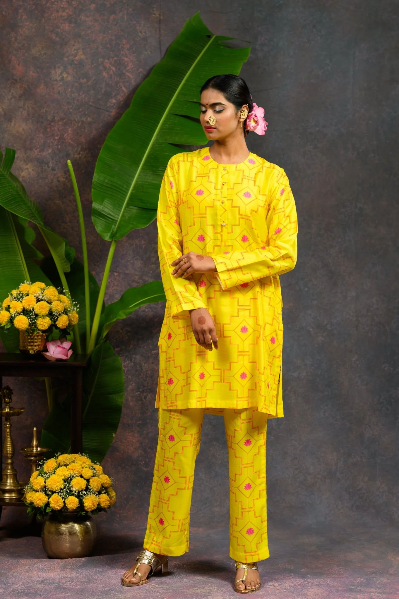Morvika Yellow Co-ord Set