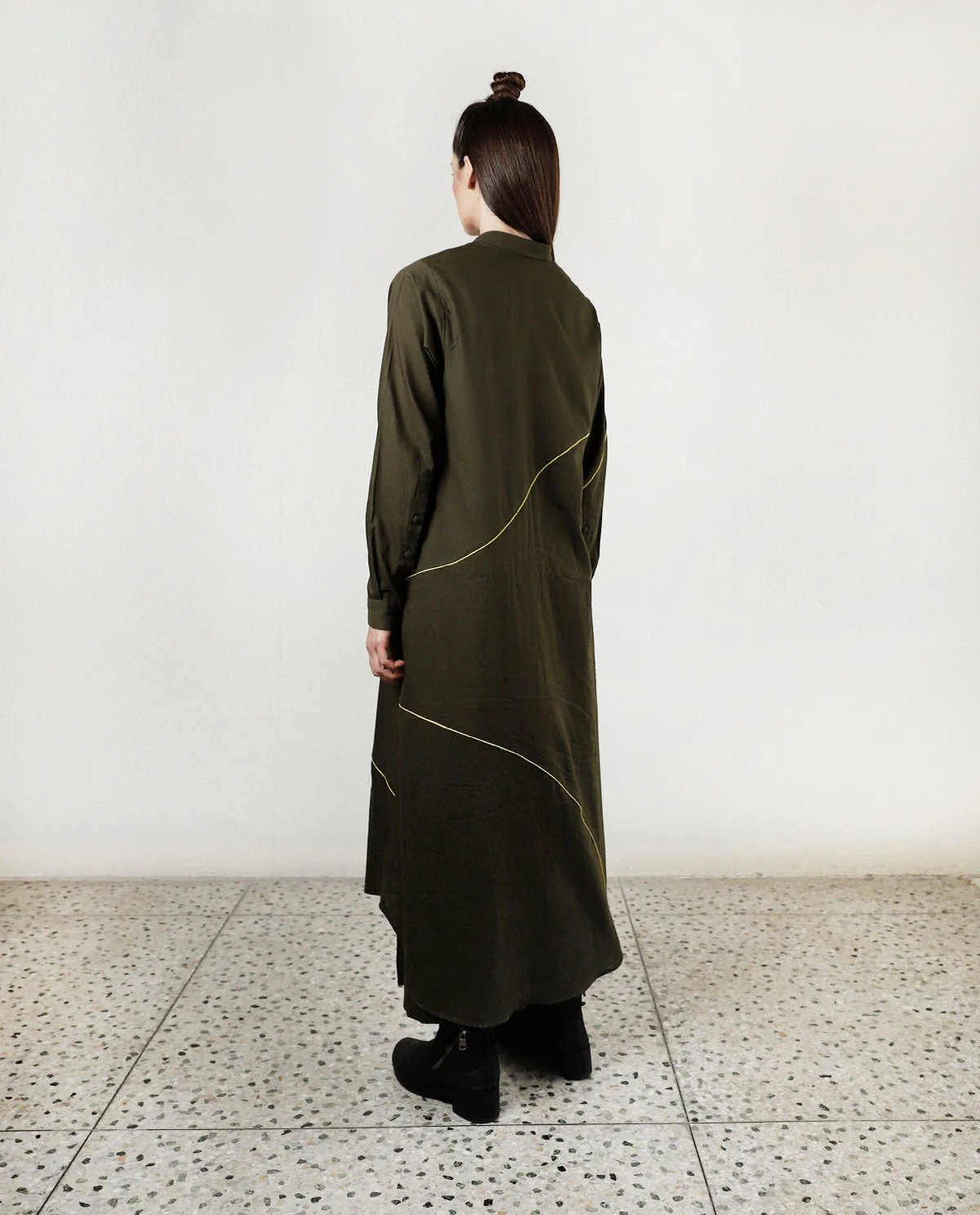 Movement Olive Overlay Shirt - Image 4