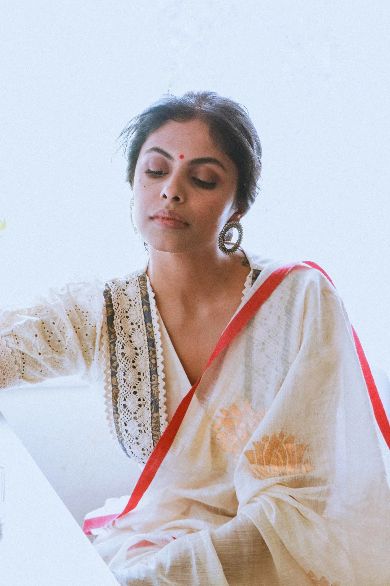 Mrinalini - White - Image 4