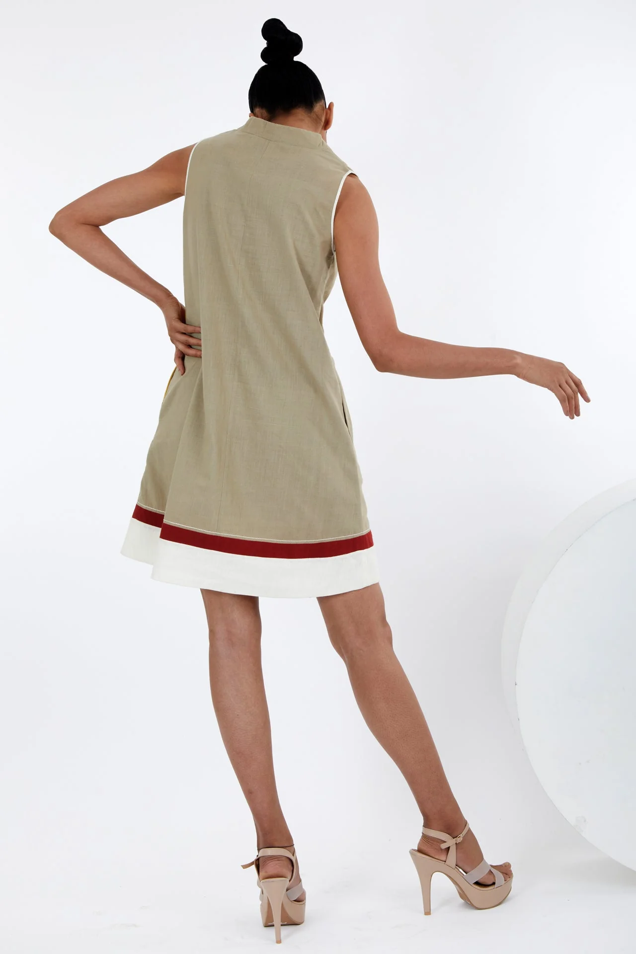 Mura - Panelled Short Dress - Image 5