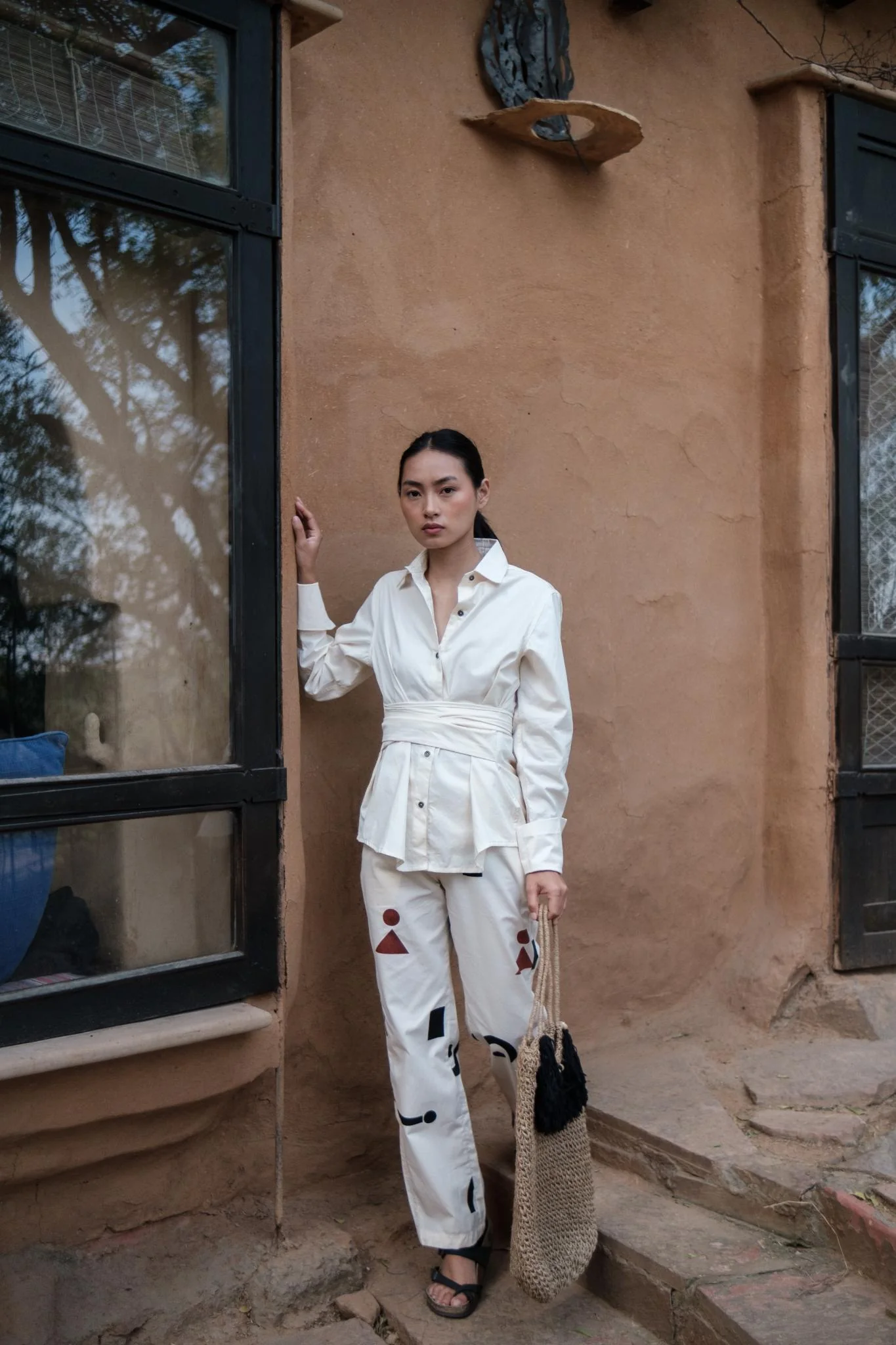 Nara Front Knot Shirt - Image 11