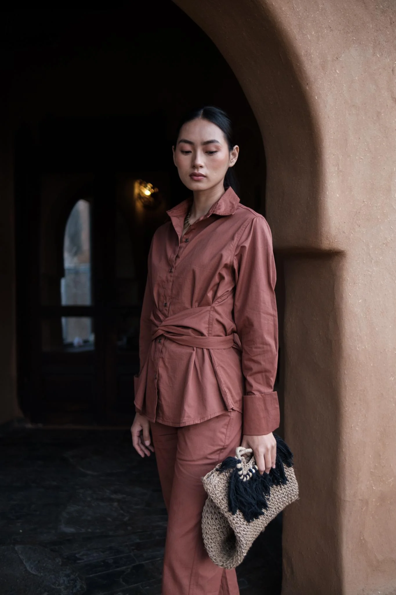 Nara Front Knot Shirt - Image 2