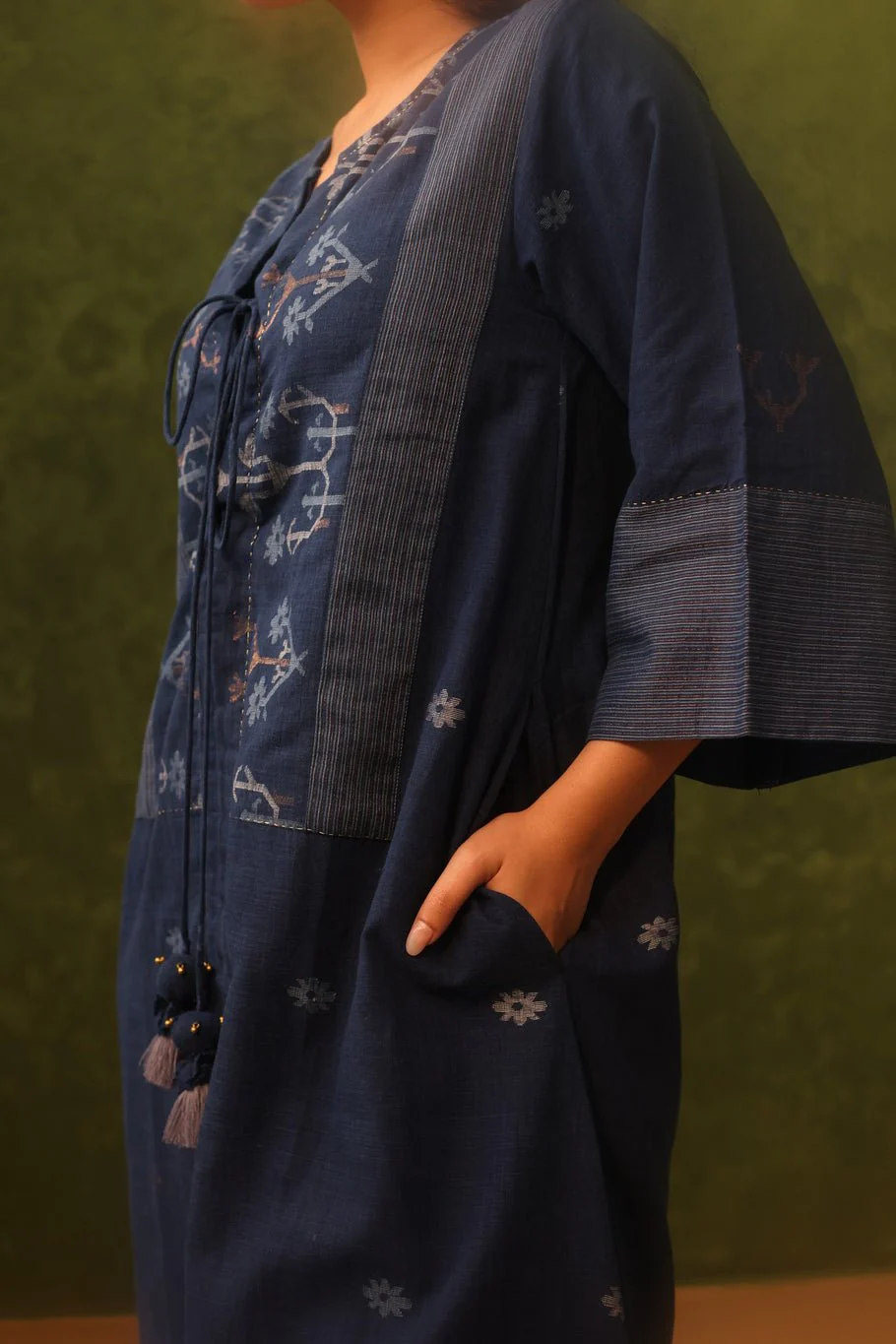 Nila Tassel Tie-up Dress - Image 2