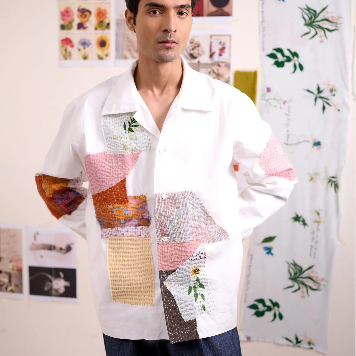 Novelle Patchwork Shirt - Image 3