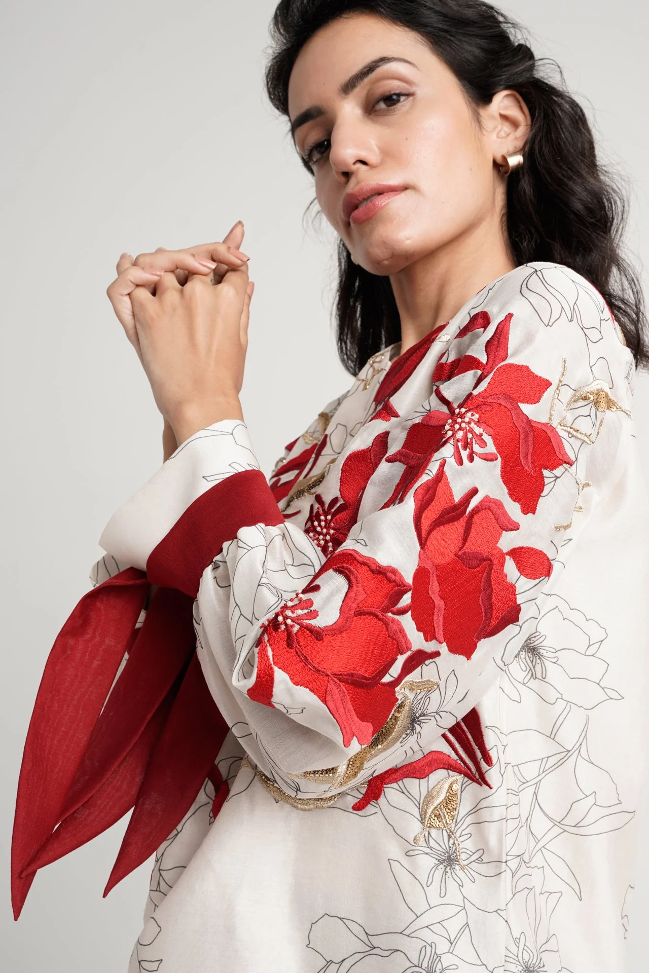 Nyla - Bloom Top + Wide Leg Pants - Image 3