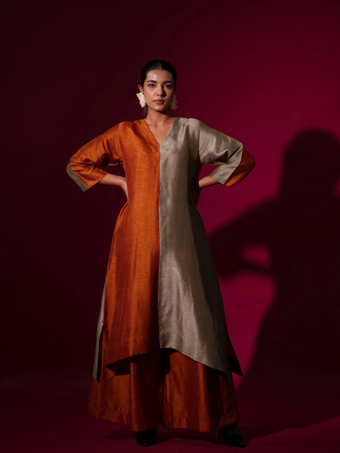 Onyx Tunic in Rust Orange