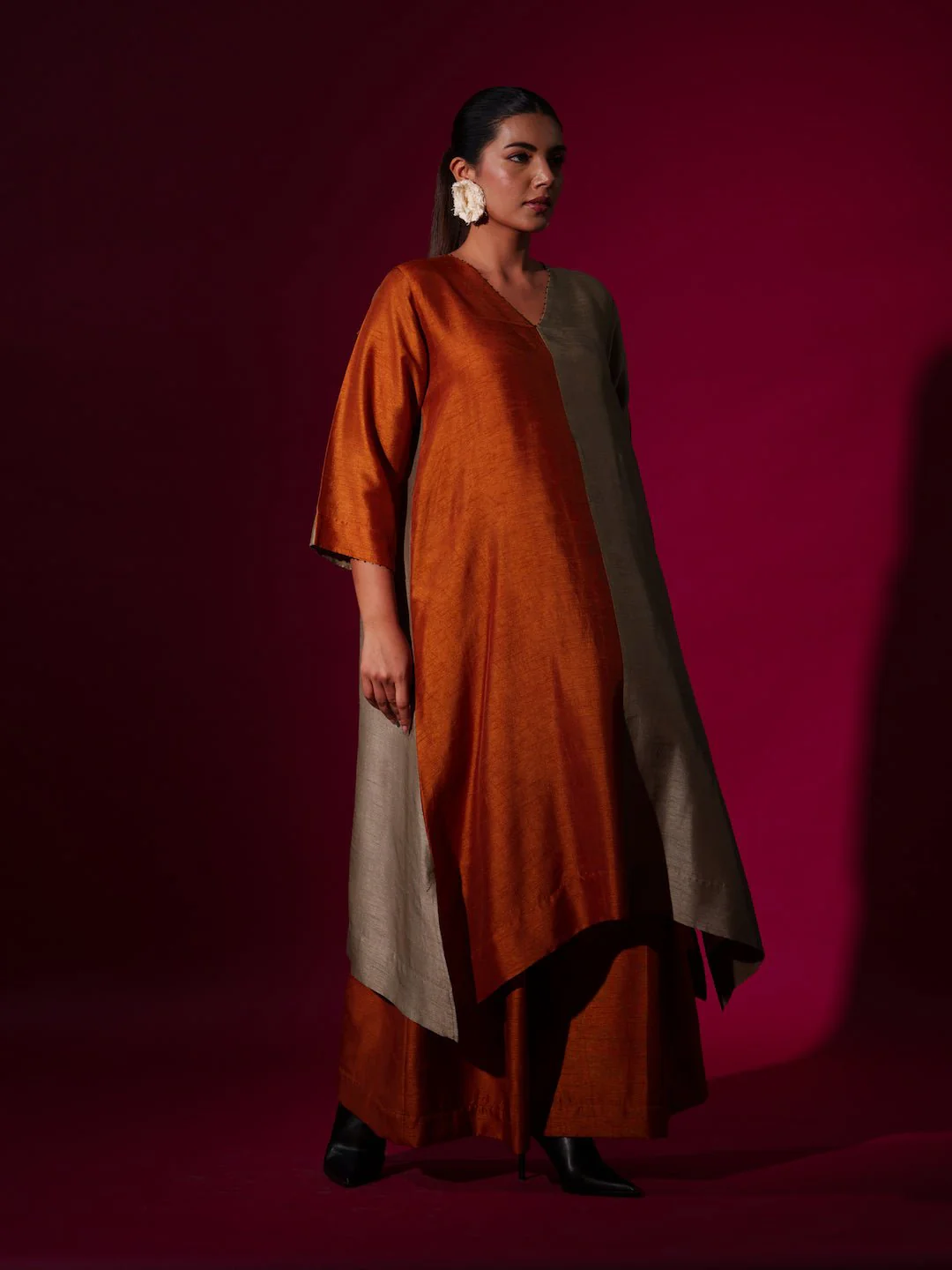 Onyx Tunic in Rust Orange - Image 4