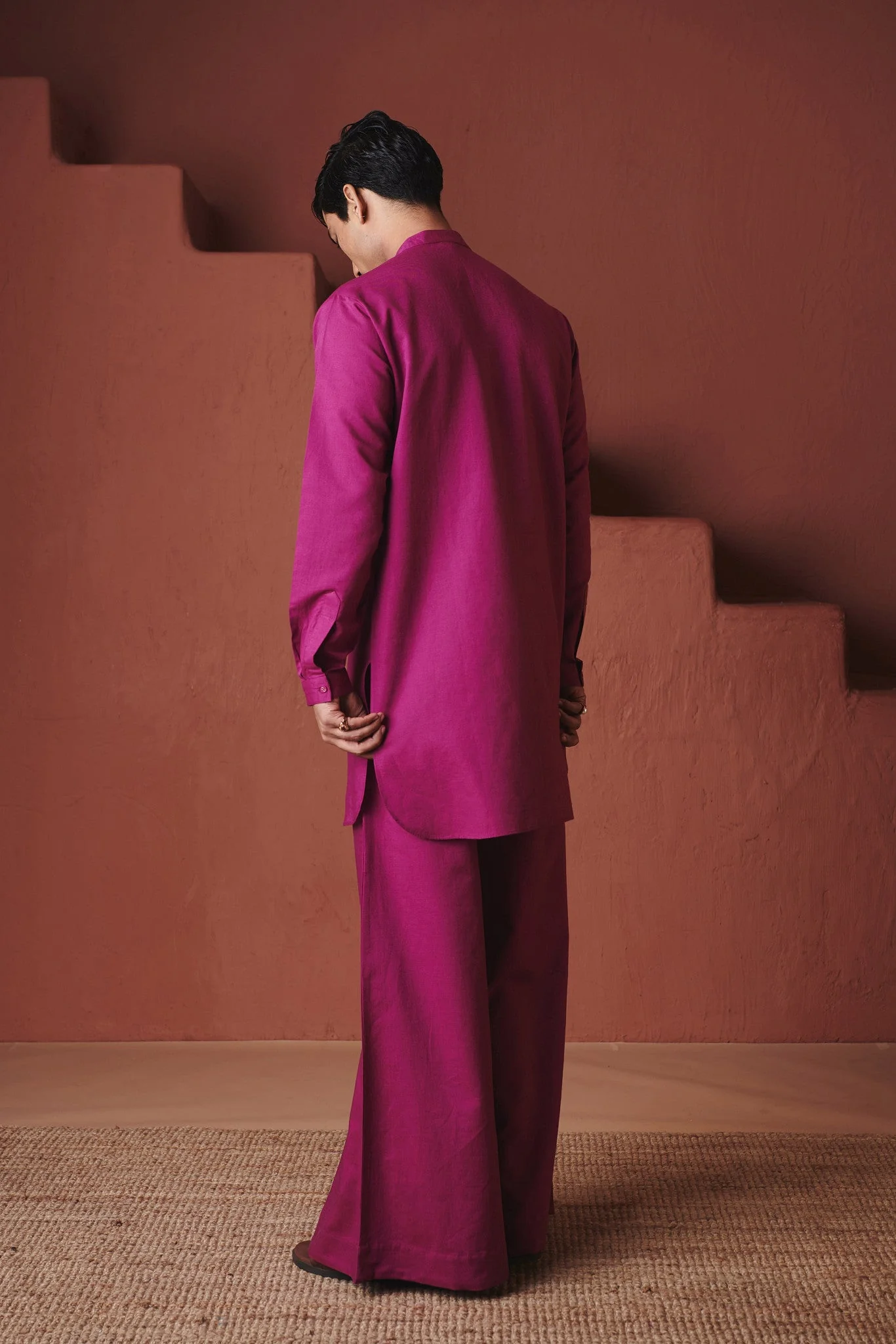 Orchid Co-Linen Men's Saif Kurta Set - Image 4
