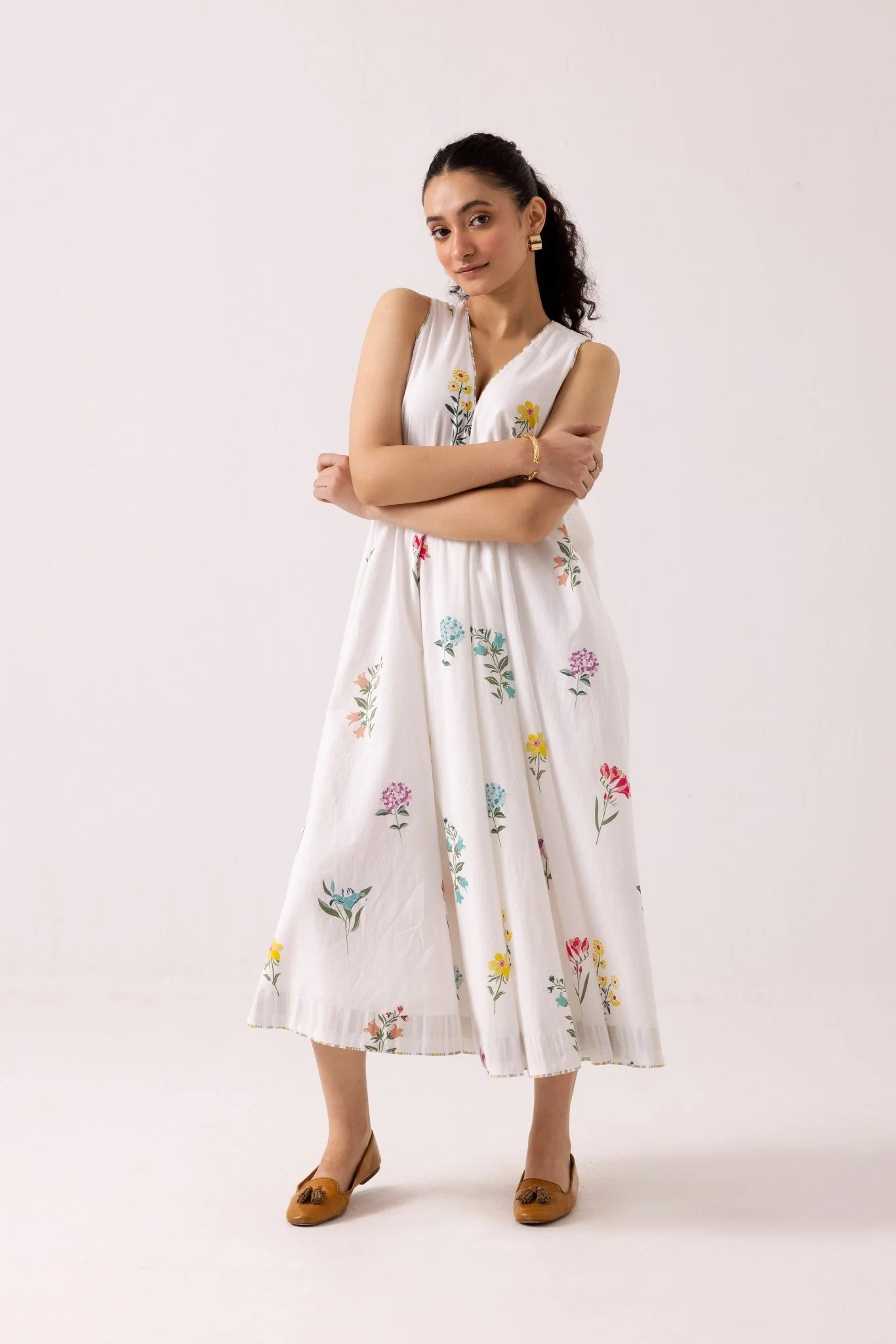 Orchid Dress - White - Image 4