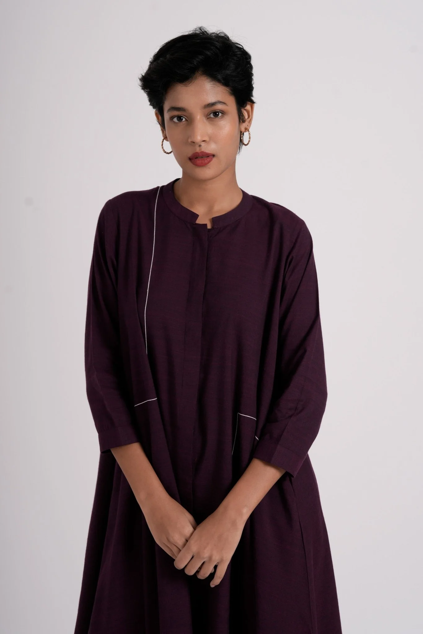 Oriental dress - Dark Purple - Image 4