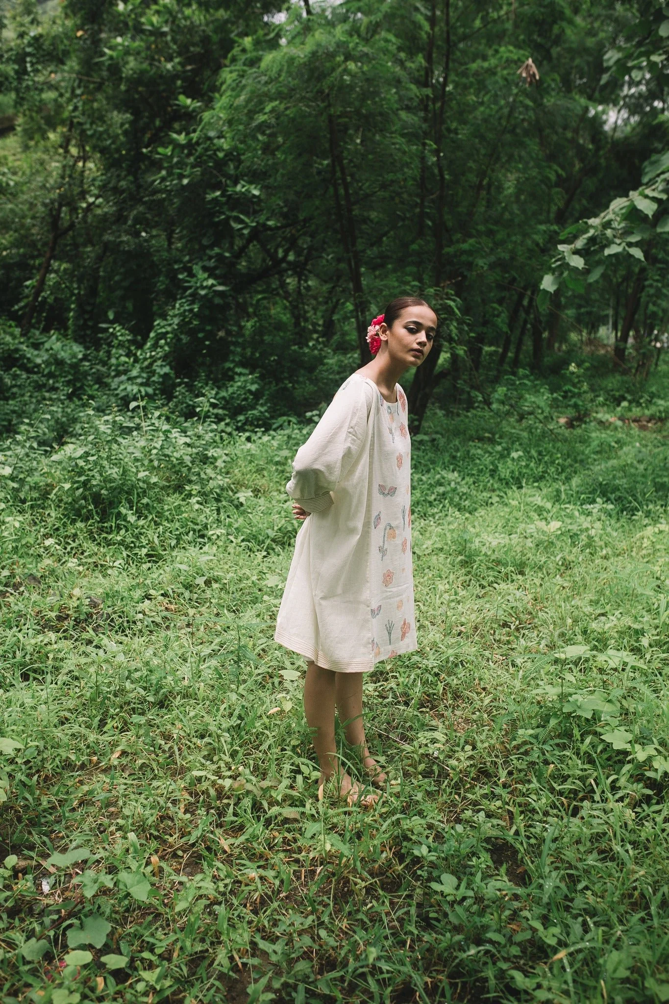 Oshibana Cowl Dress - Image 2