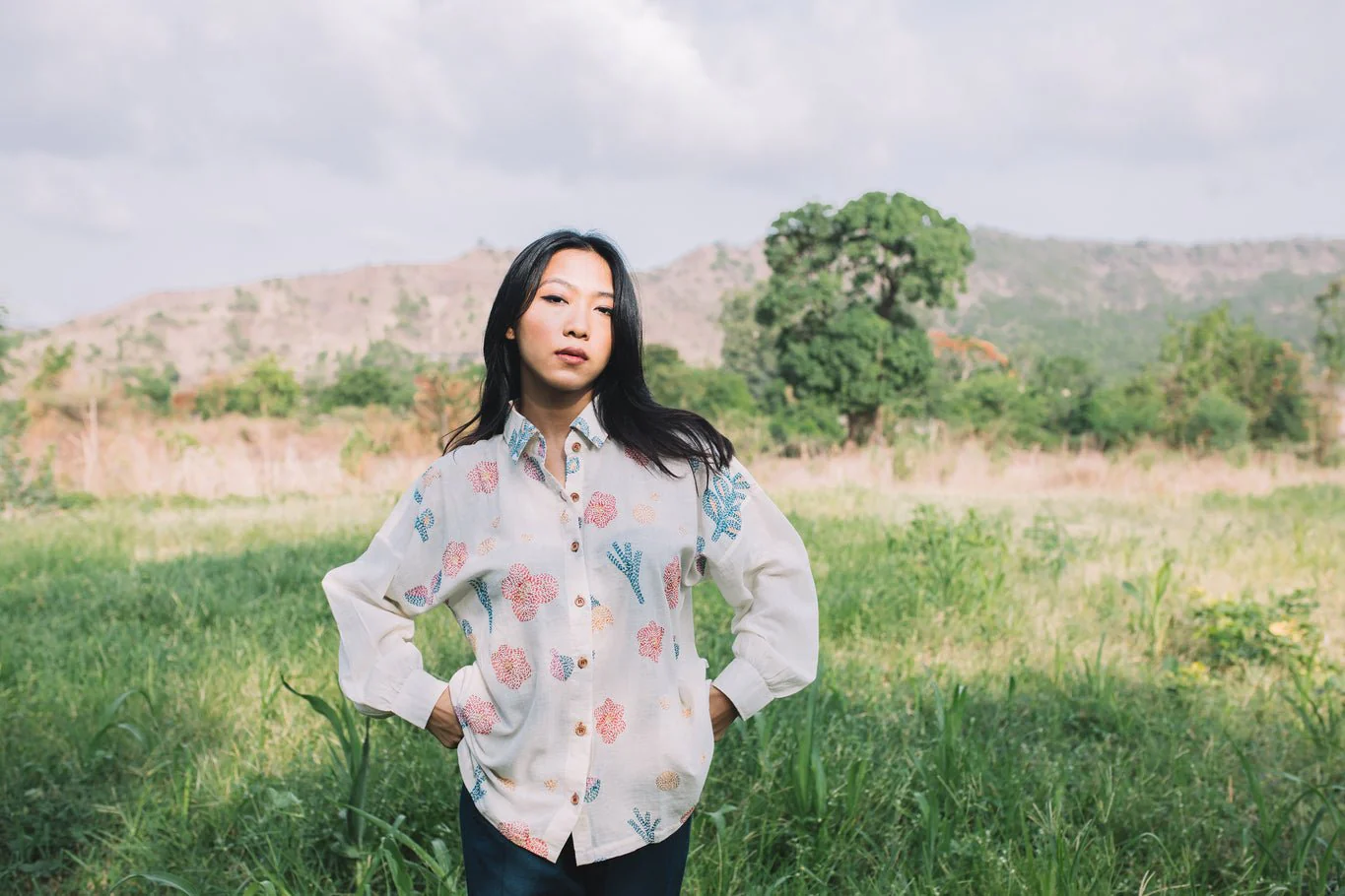 Oshibana Shirt - White - Image 5