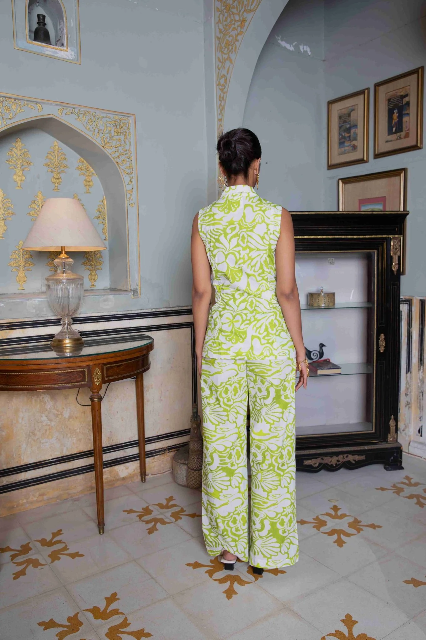 Out Of Office Co-ord Set In Carnation Print - Image 5