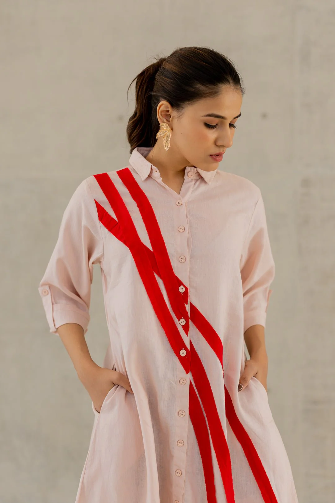 Oyster Wave Dress - Image 2