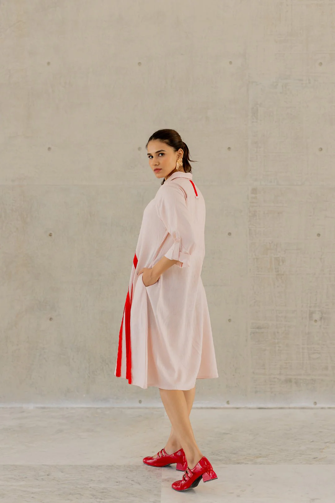 Oyster Wave Dress - Image 6