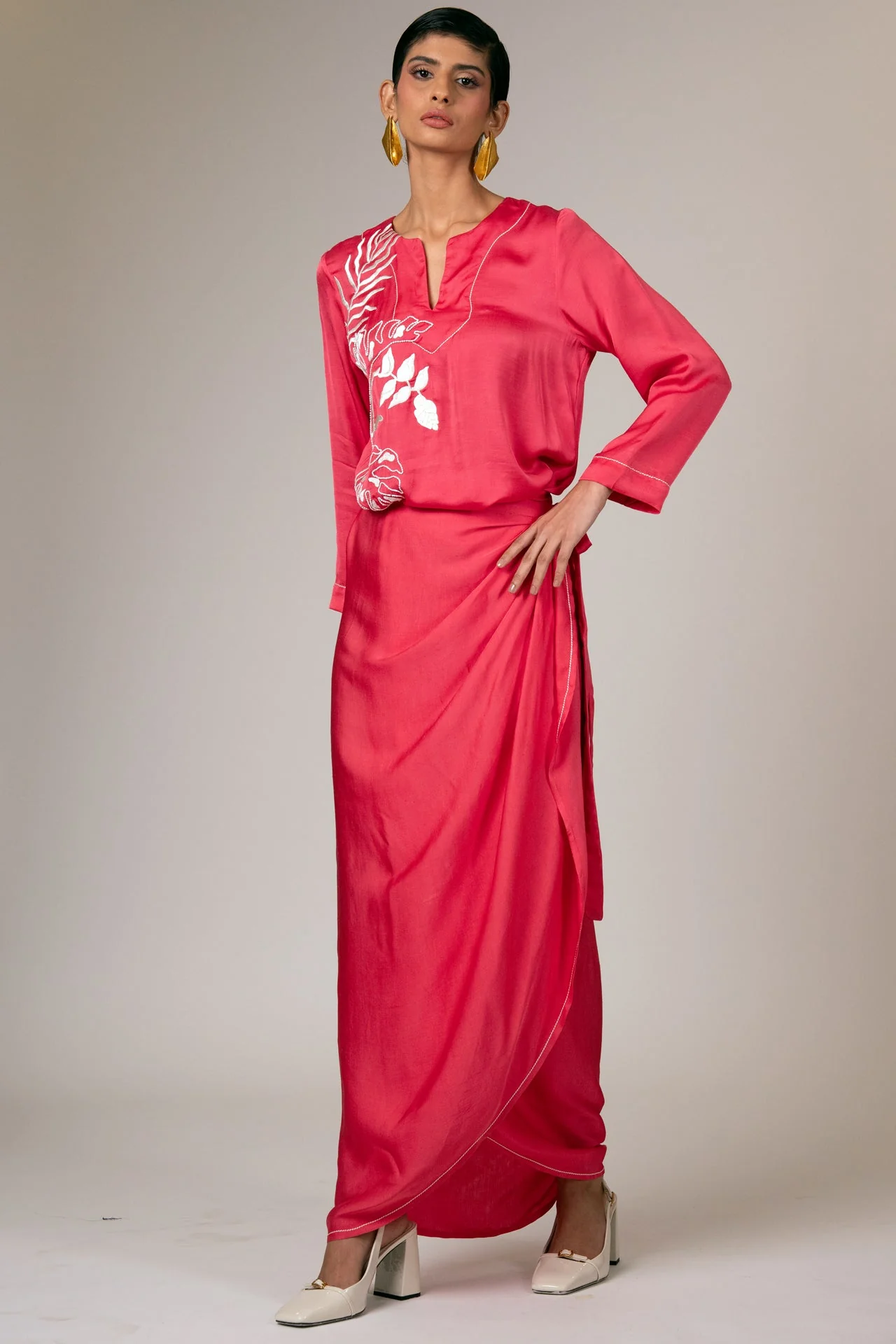Pahi - Wrap-around Kimono Dress - Image 2