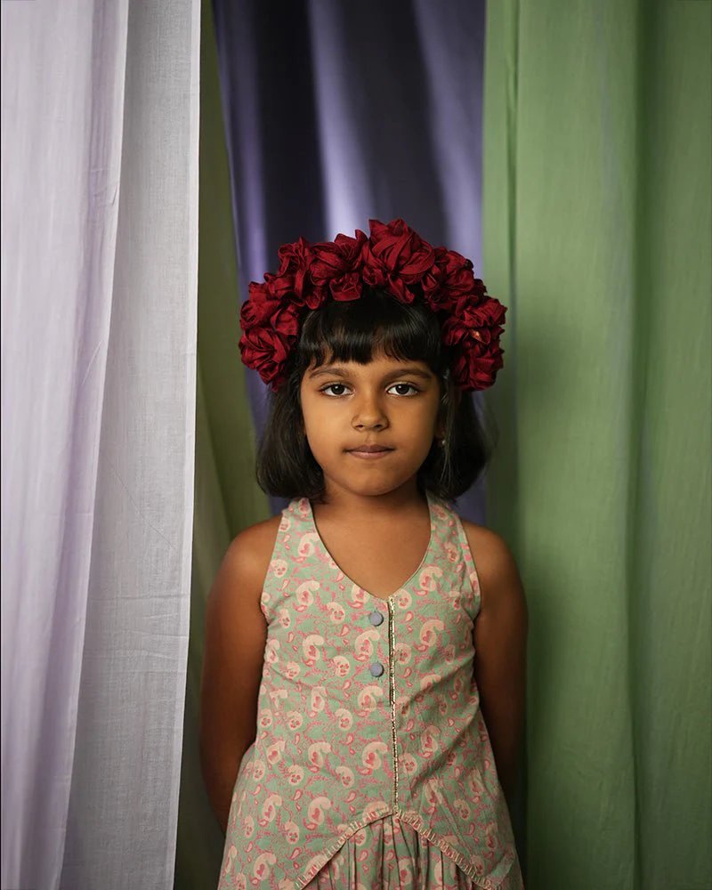 ‘Paisley Heart’ Girls Ethnic Wear Lehenga Set - Image 3