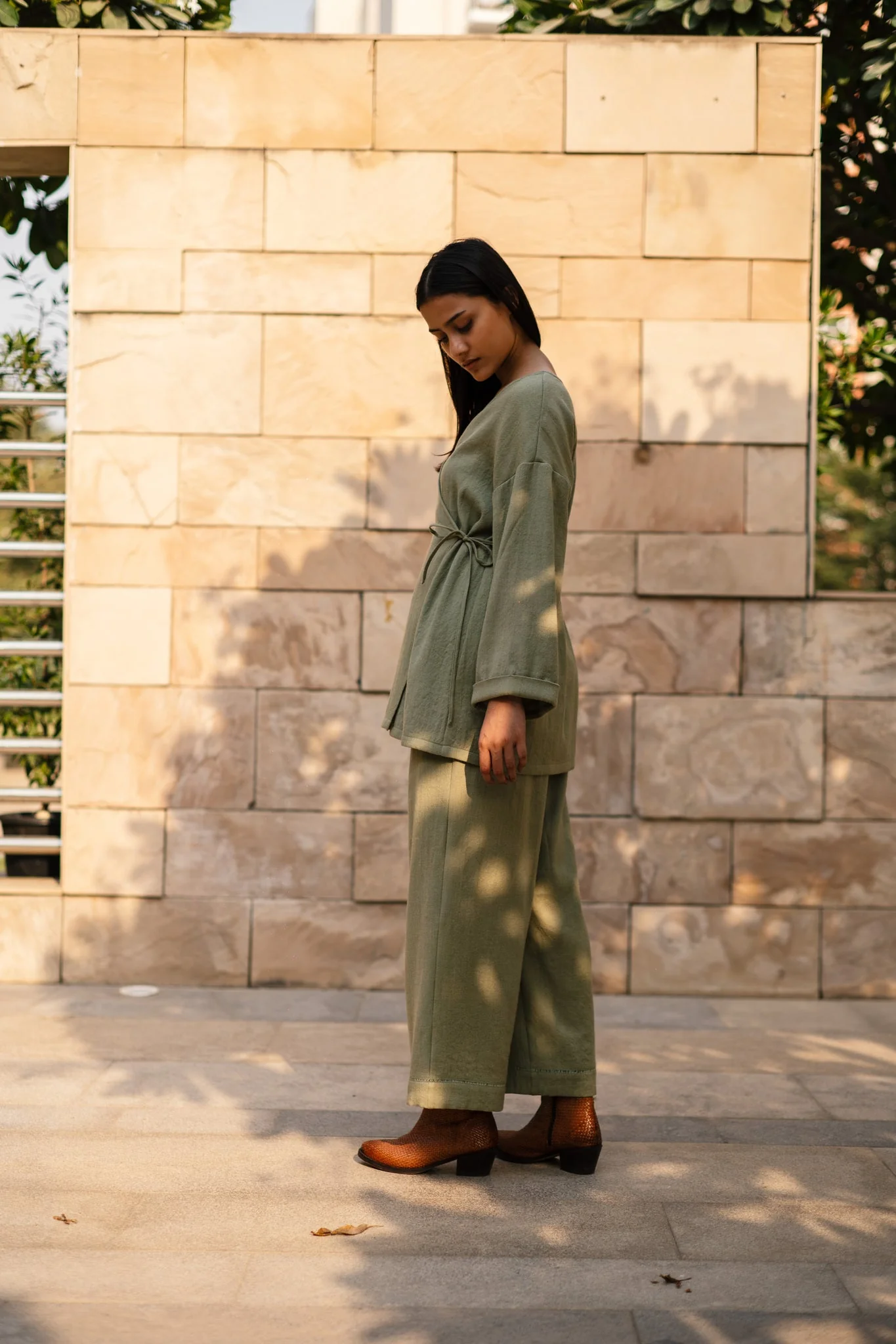 Pansy Top - Sap Green - Image 5