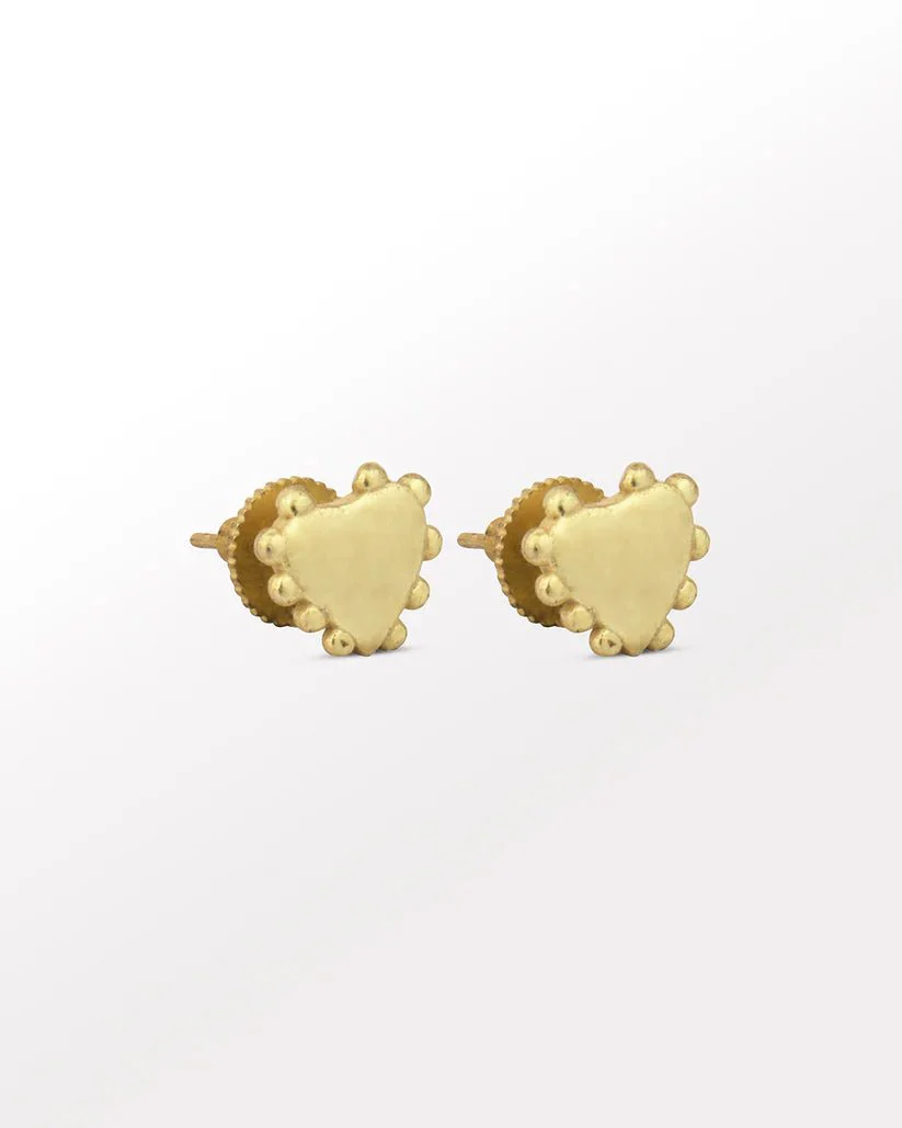 Passional Ear Studs - Gold - Image 5