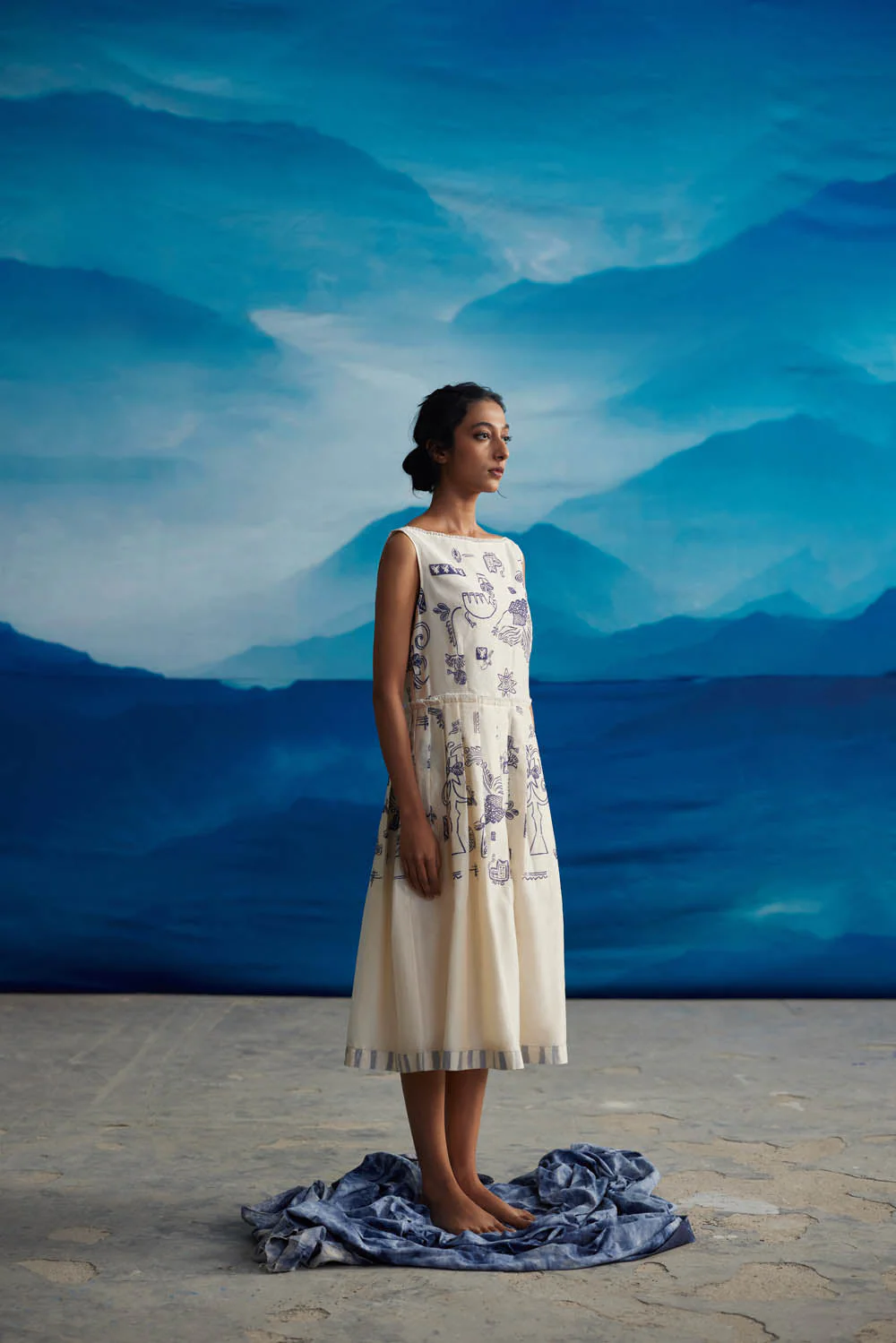Pema Knife Pleat Dress - Image 4