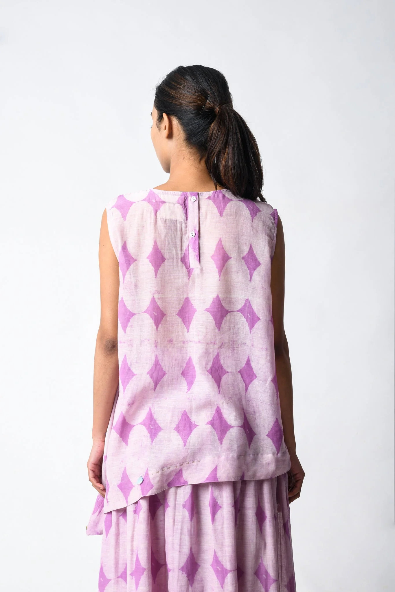 Pintuck Plum Cord Set - Image 5