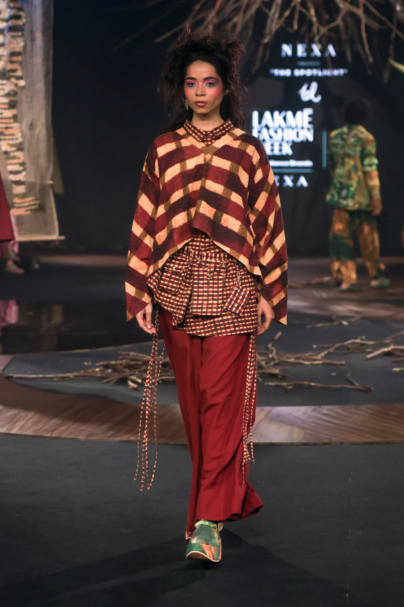 Plaid Cape Top - Image 2