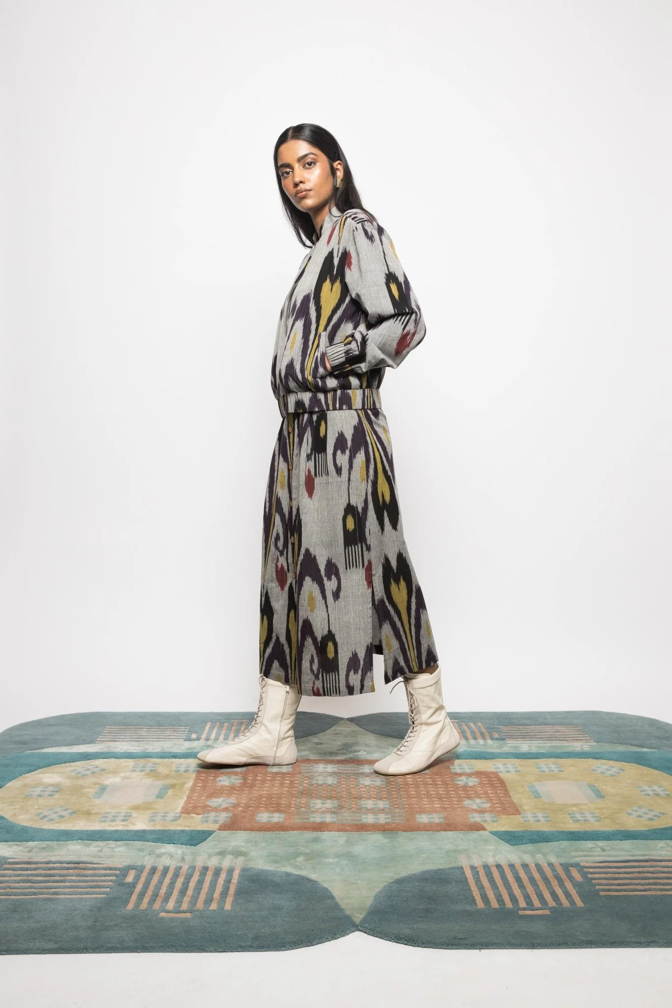 Pleated Midi Skirt - Image 4