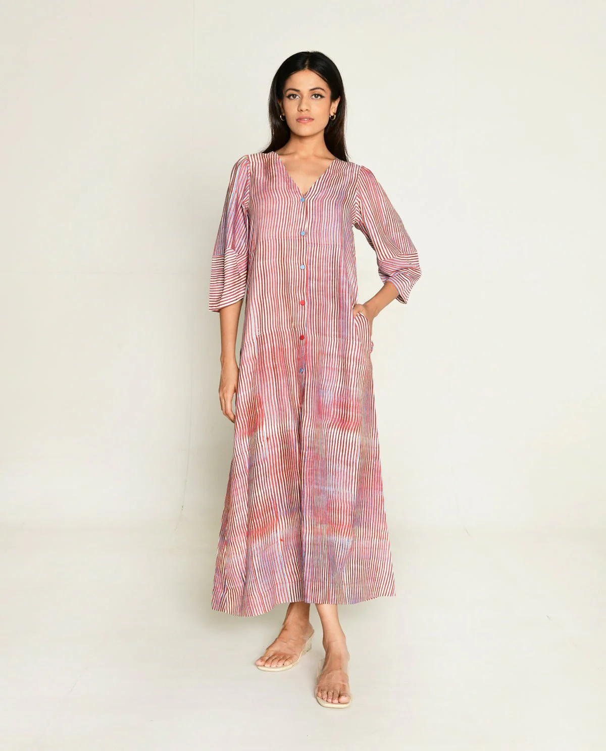Plosky Cloud V-Neck Dress - Image 6