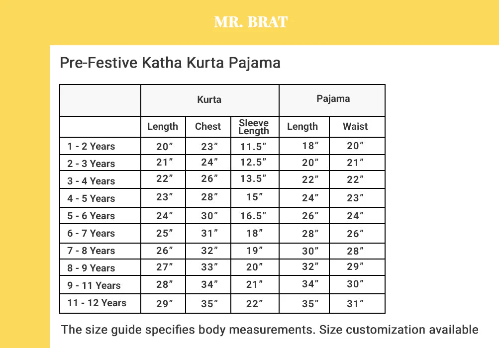 Pre-Festive Katha Kurta Pajama - Image 3