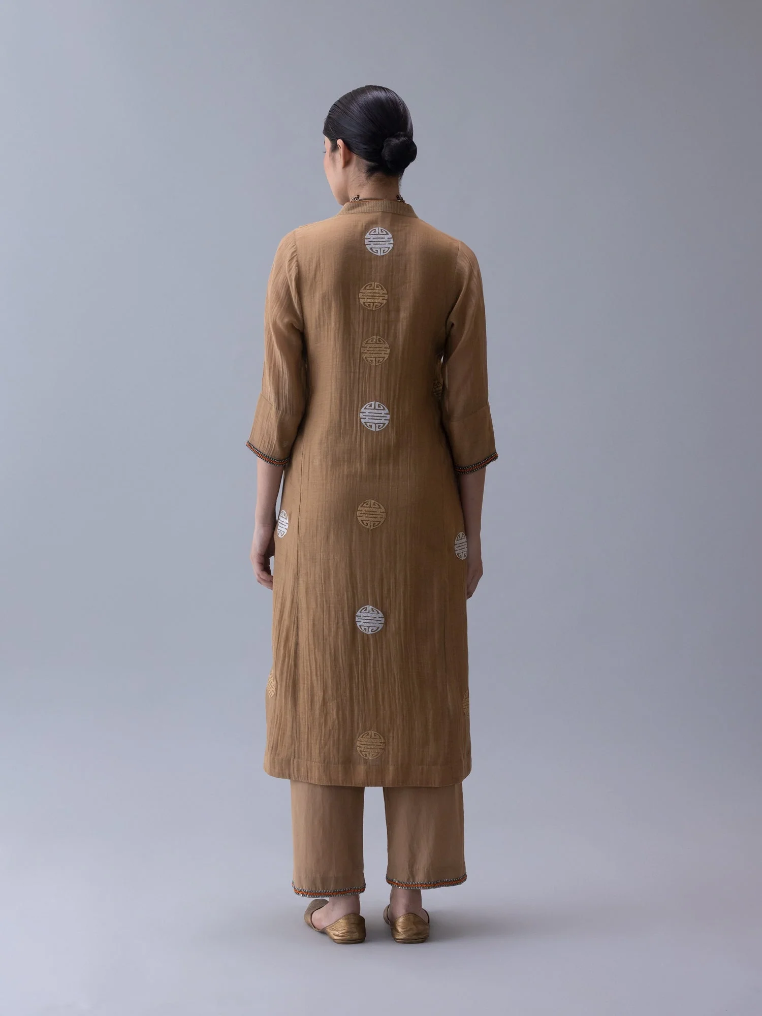 Qin Beige Kurta - Image 5