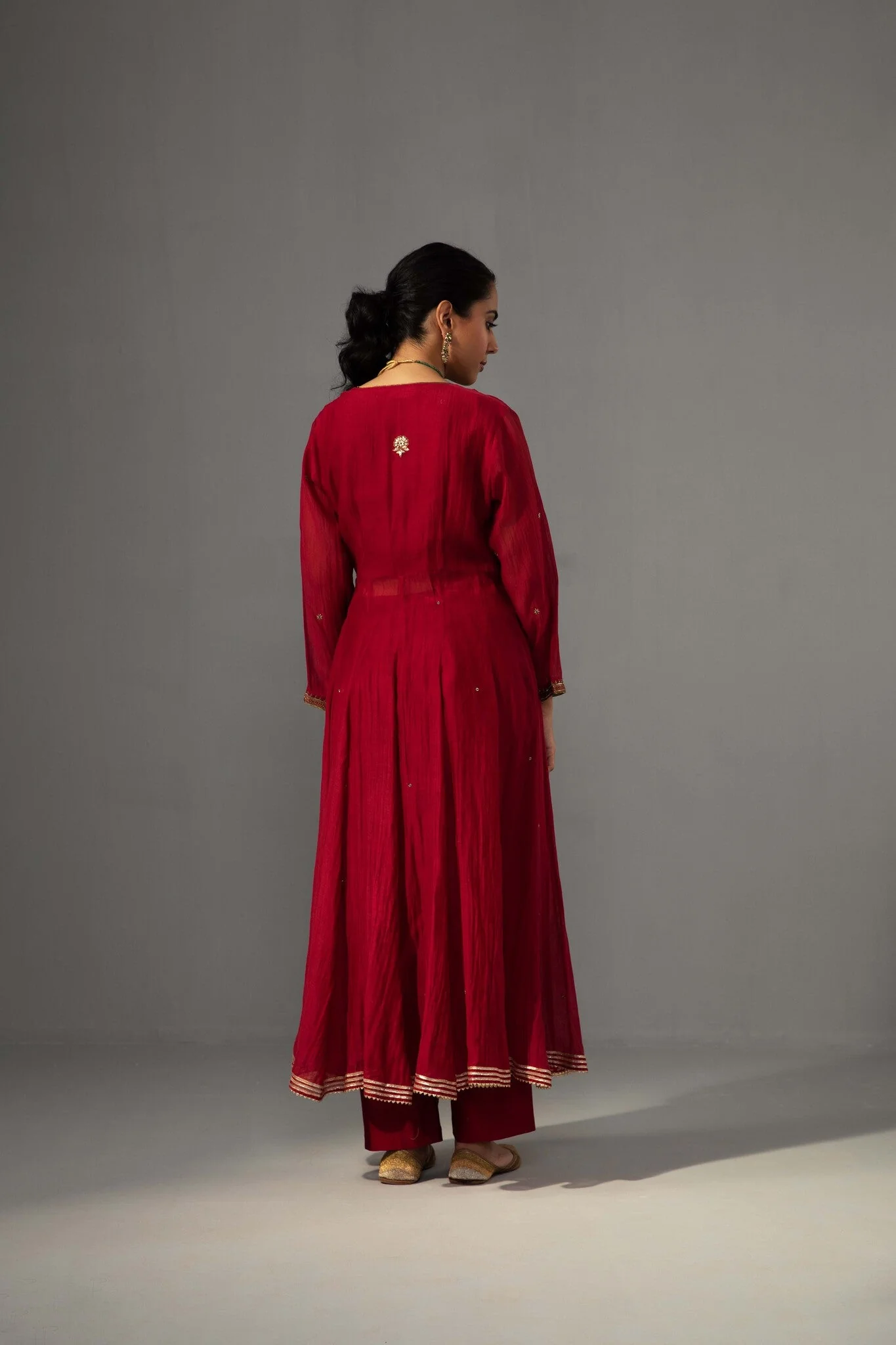 Raha Angrakha Set - Red - Image 5