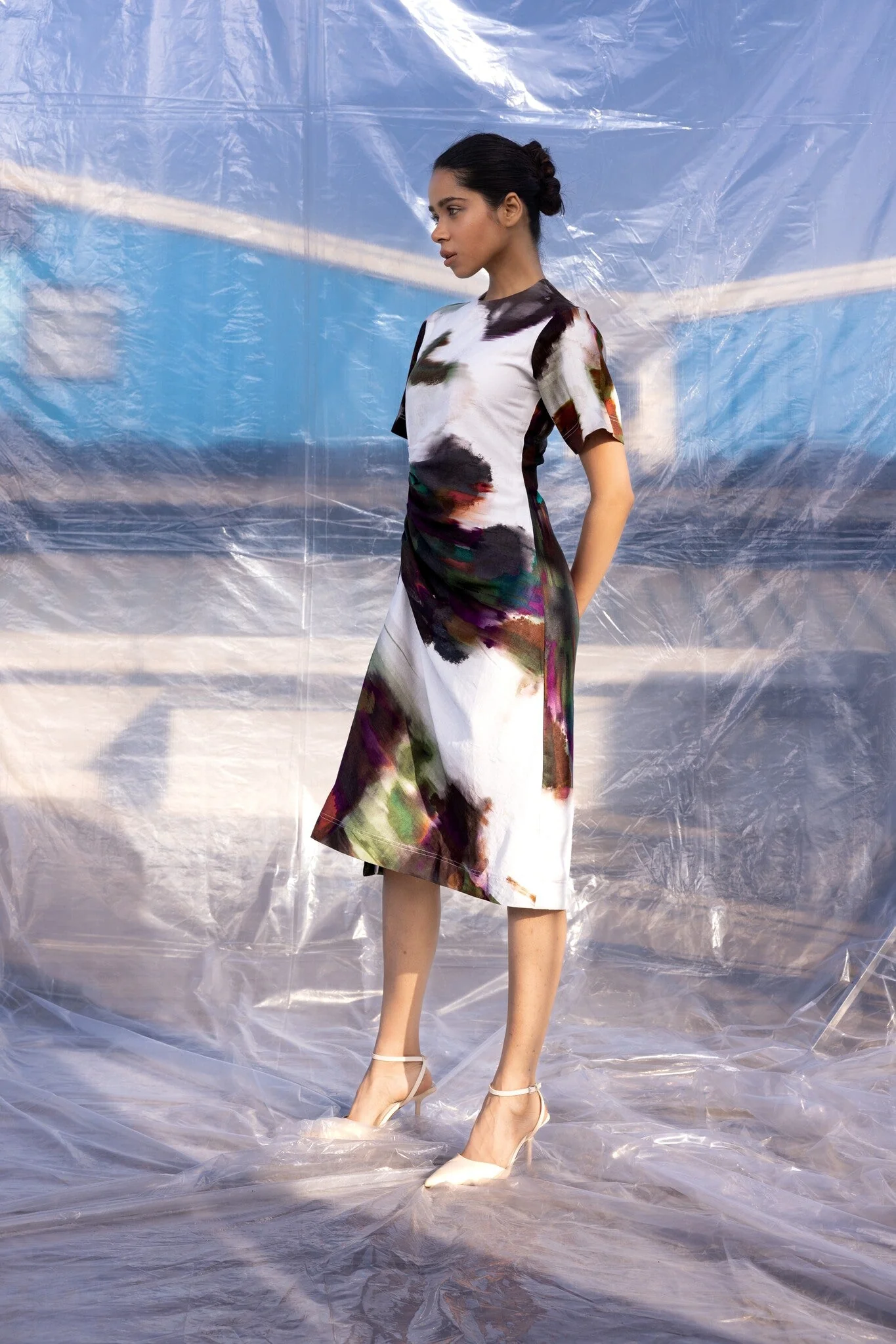 Rain Draped Dress - Image 5
