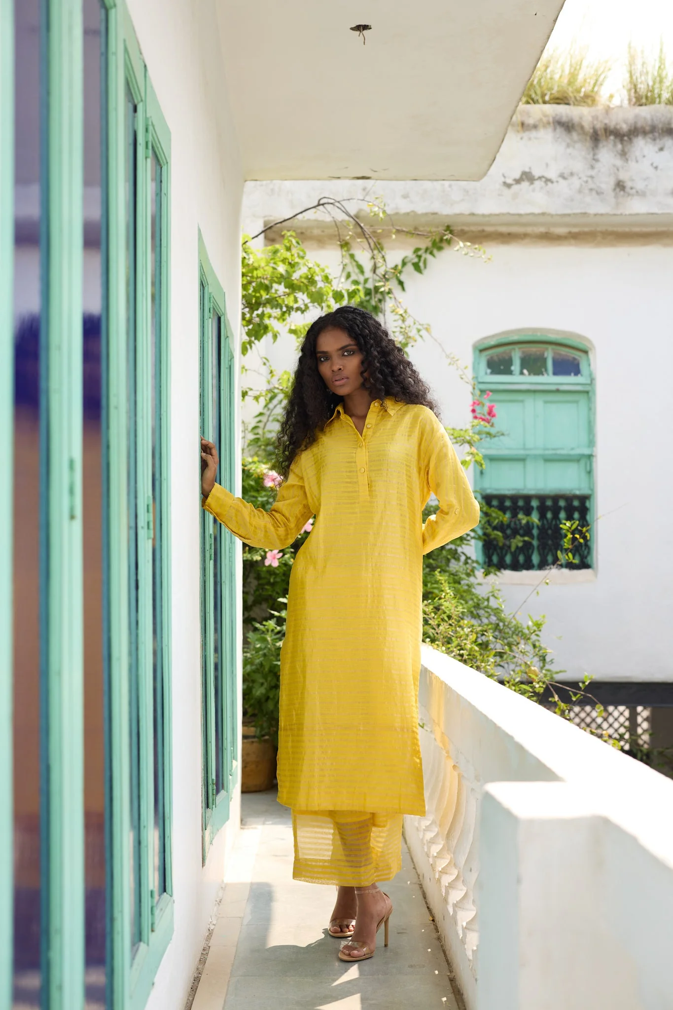 Rangrez Set - Yellow - Image 3