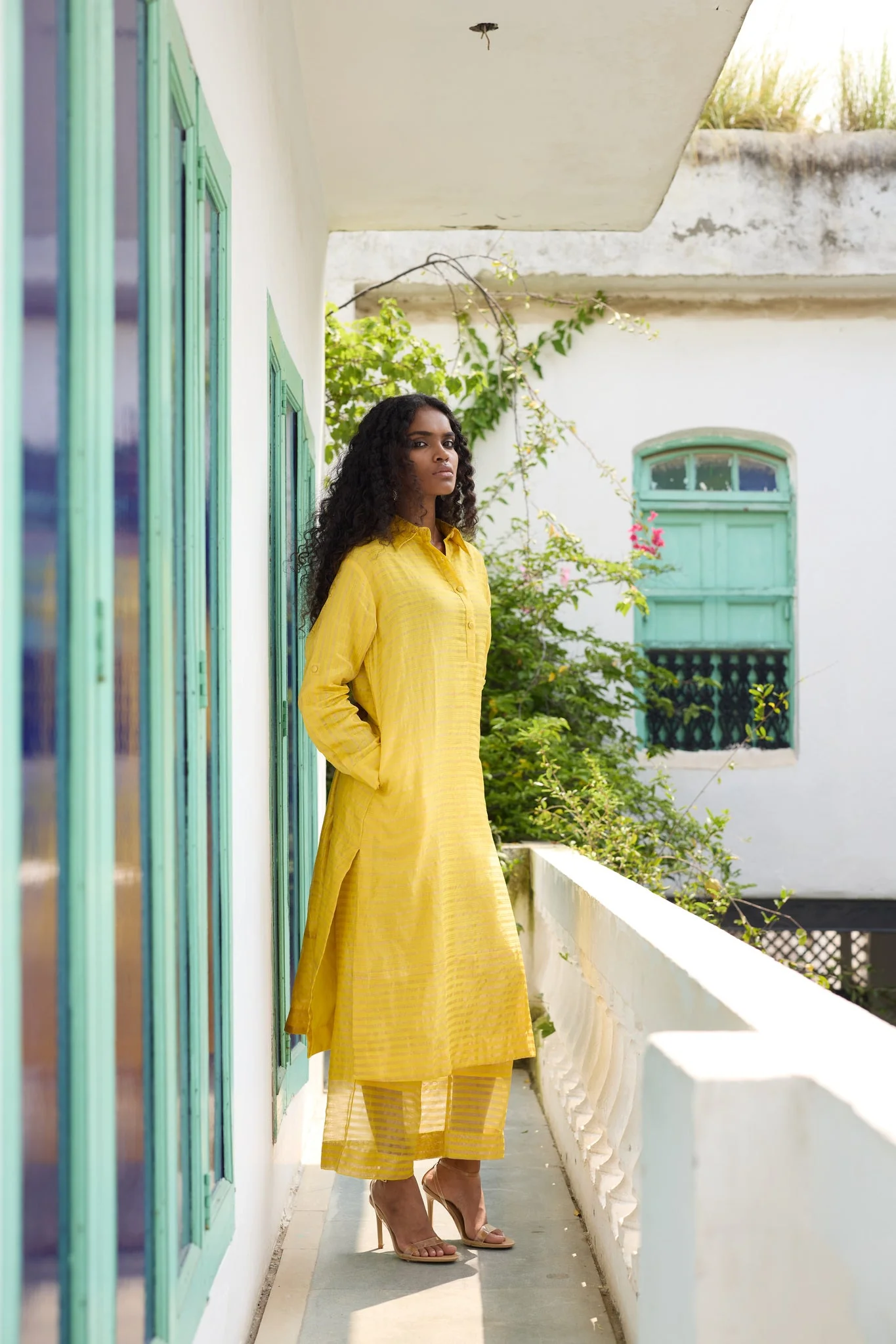 Rangrez Set - Yellow - Image 5