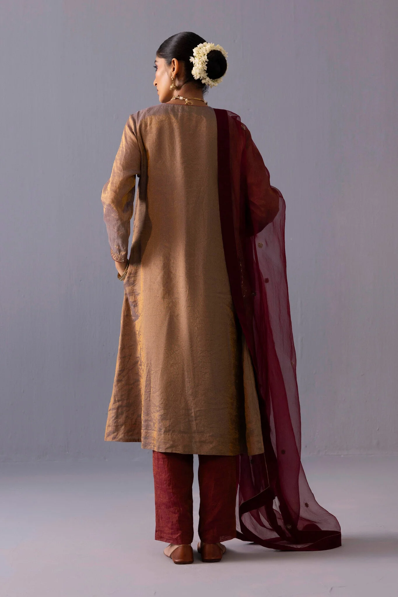Rashmi Kurta Set - Grey - Image 4
