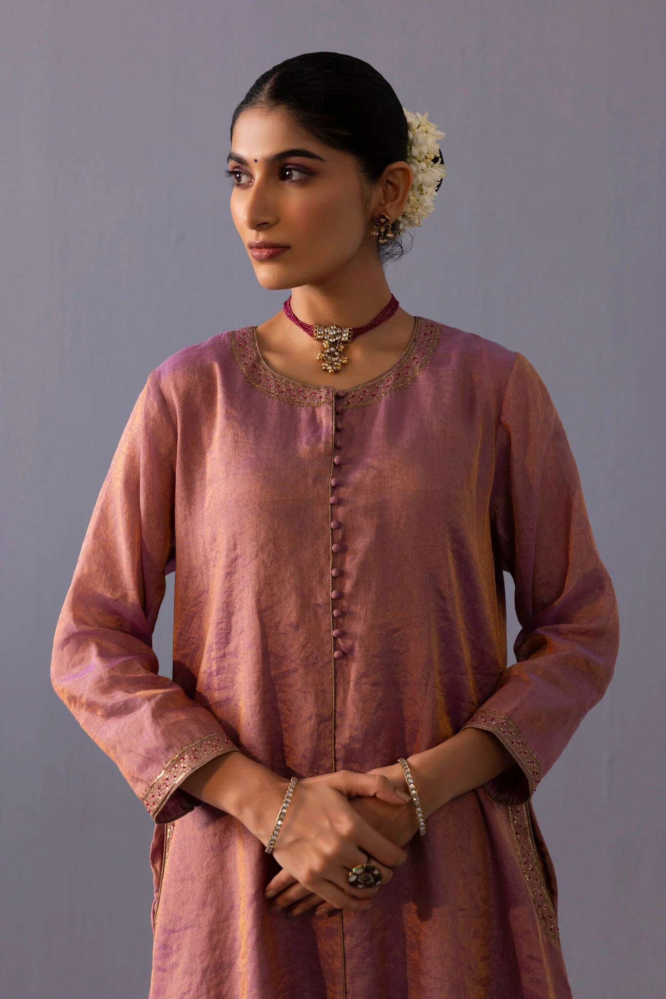 Rashmi Kurta Set - Pink - Image 2