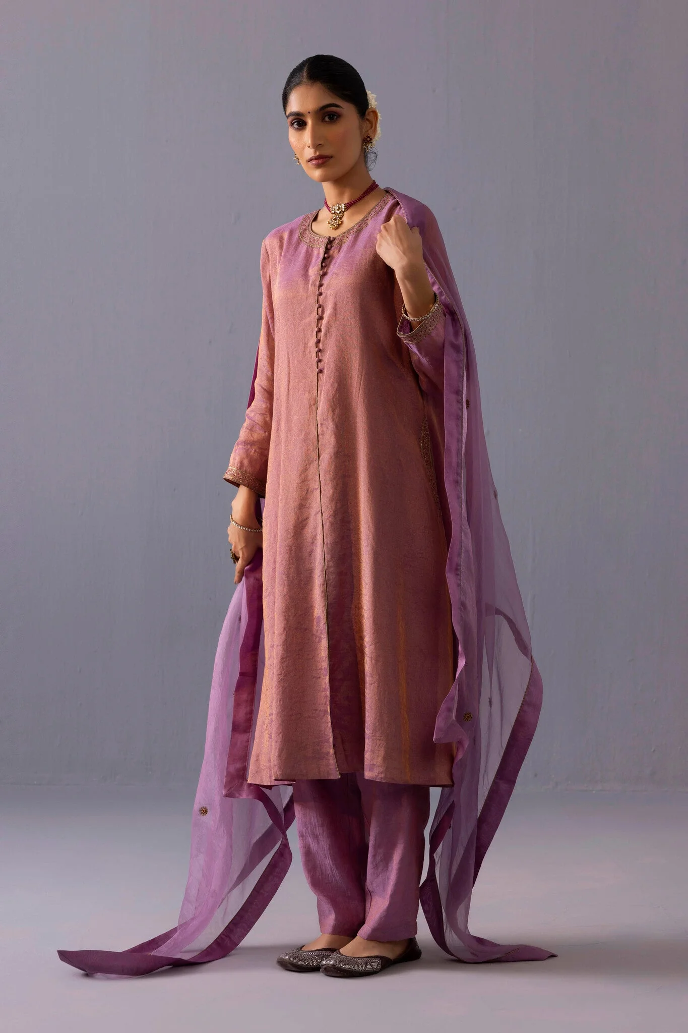 Rashmi Kurta Set - Pink - Image 4