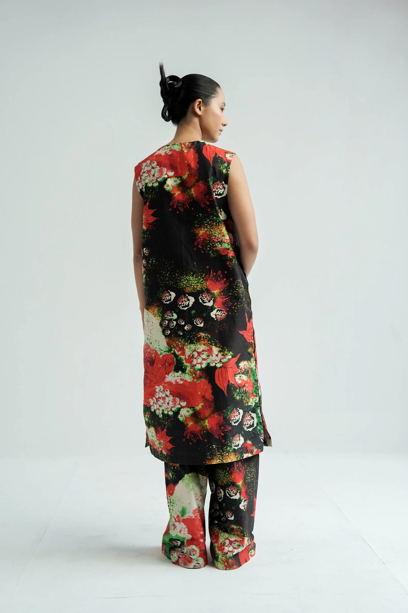 Red Florid Co-ord Set - Image 6