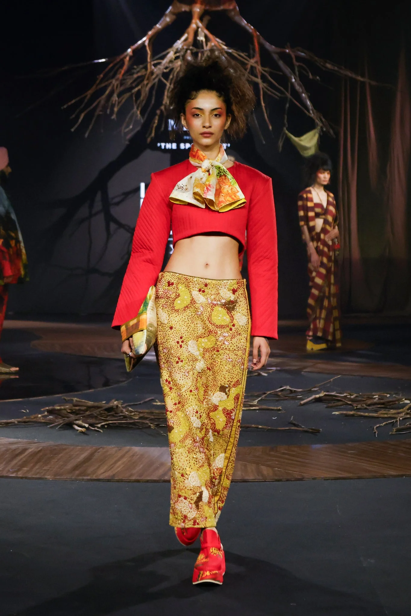 Red Statement Crop Top - Image 3