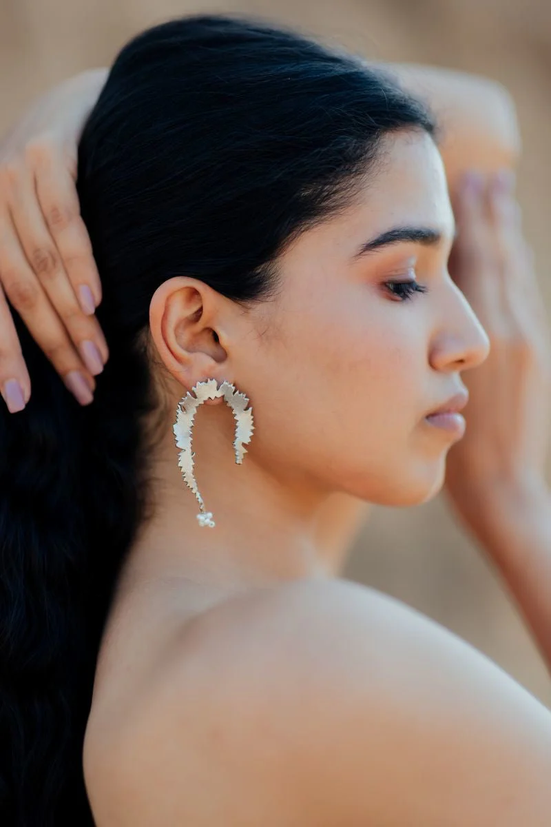 Reve Earrings - Silver - Image 3