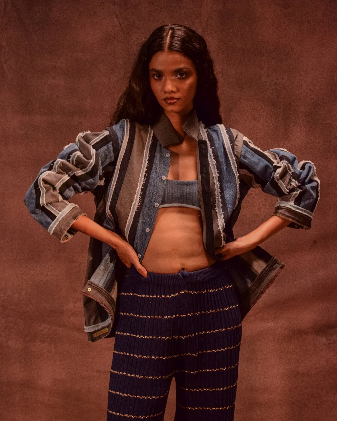 Reversible Panelled Shacket - Image 2