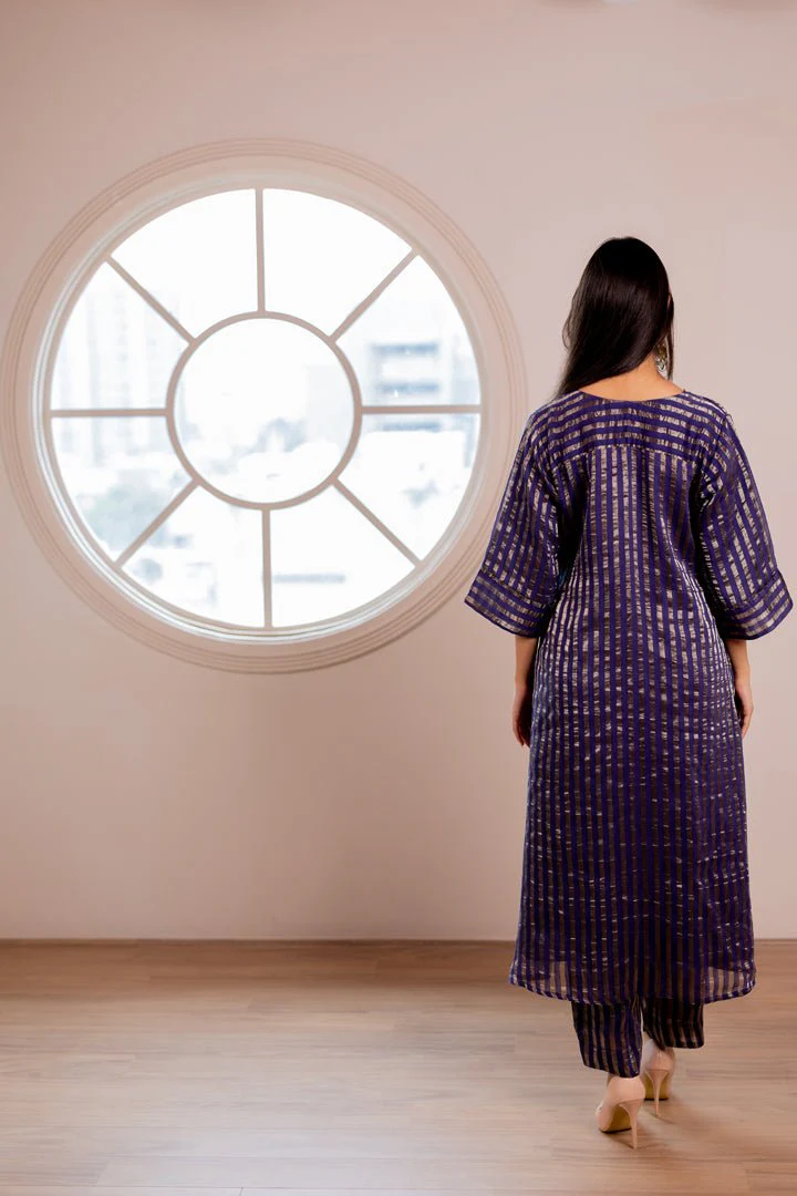 Reyna Striped Kurta Set - Image 8