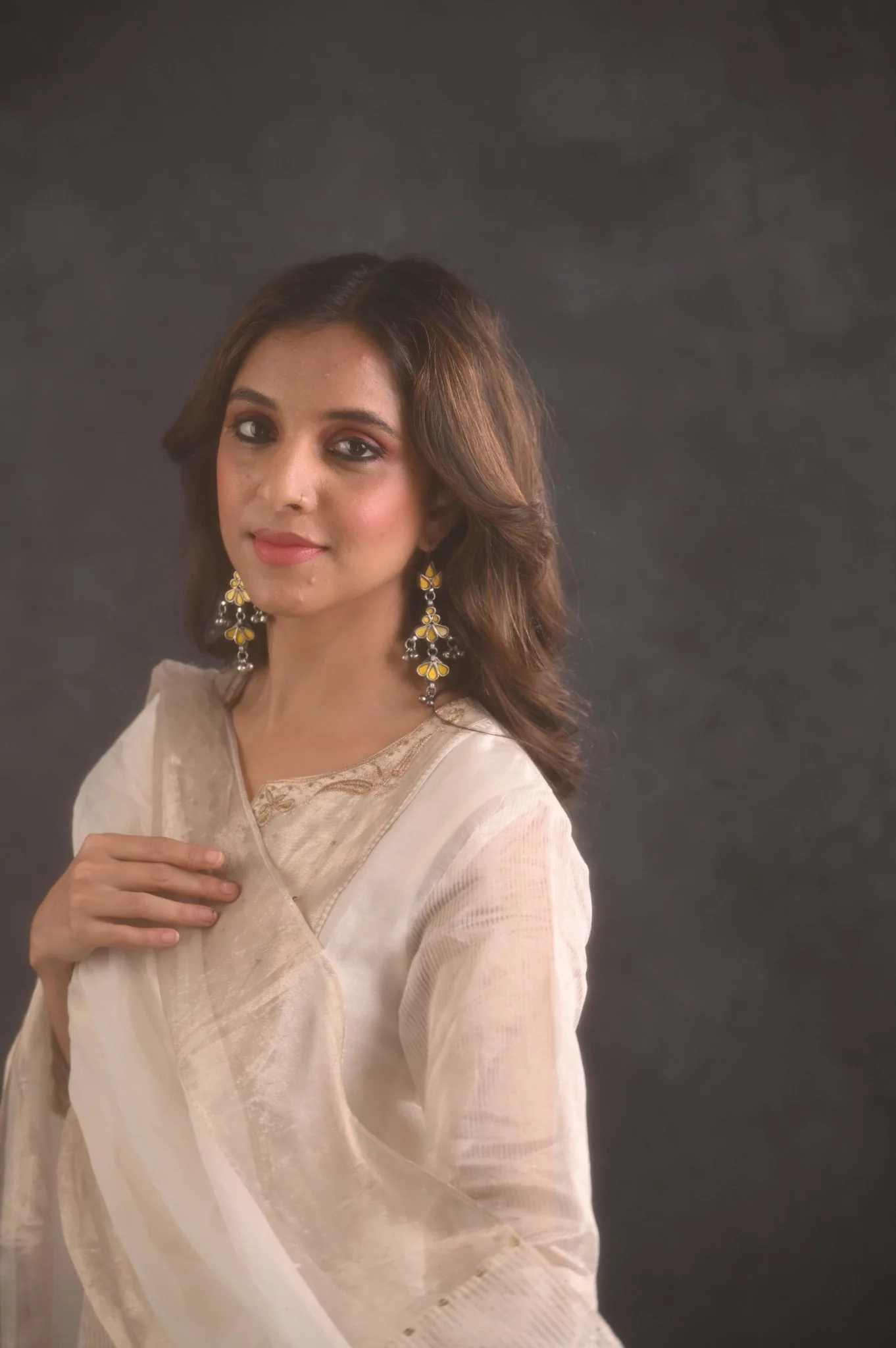 Risha Earrings - Yellow - Image 2