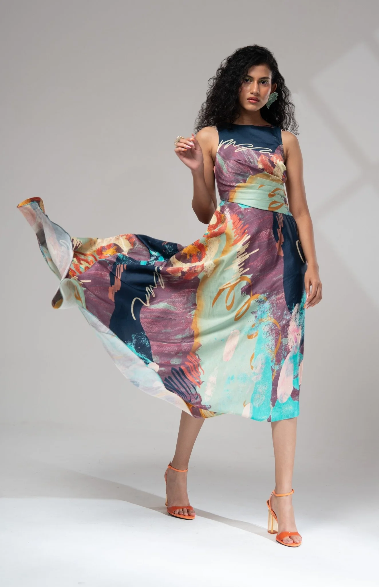 Riva Asymmetrical Dress - Image 2
