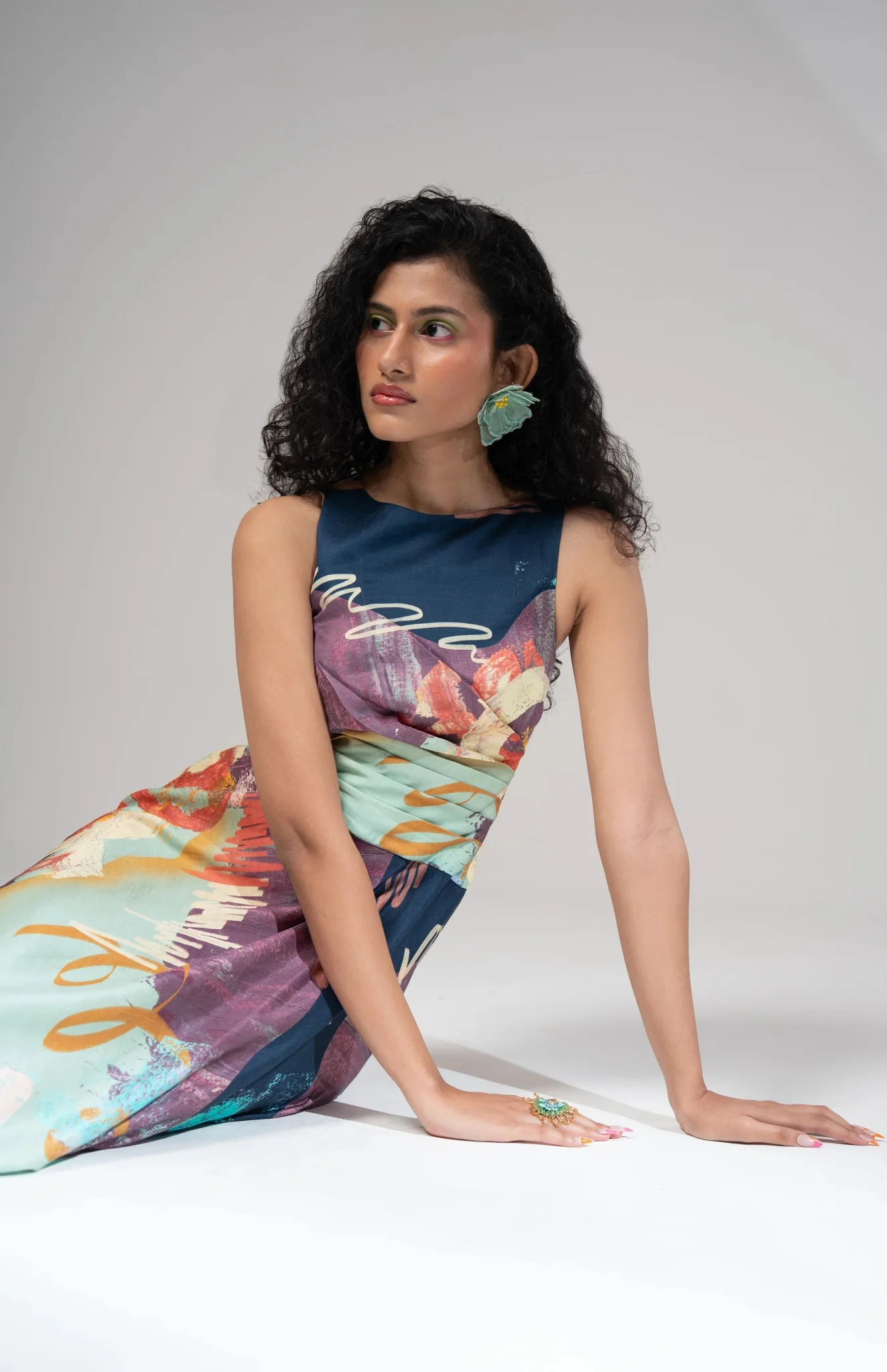 Riva Asymmetrical Dress - Image 4