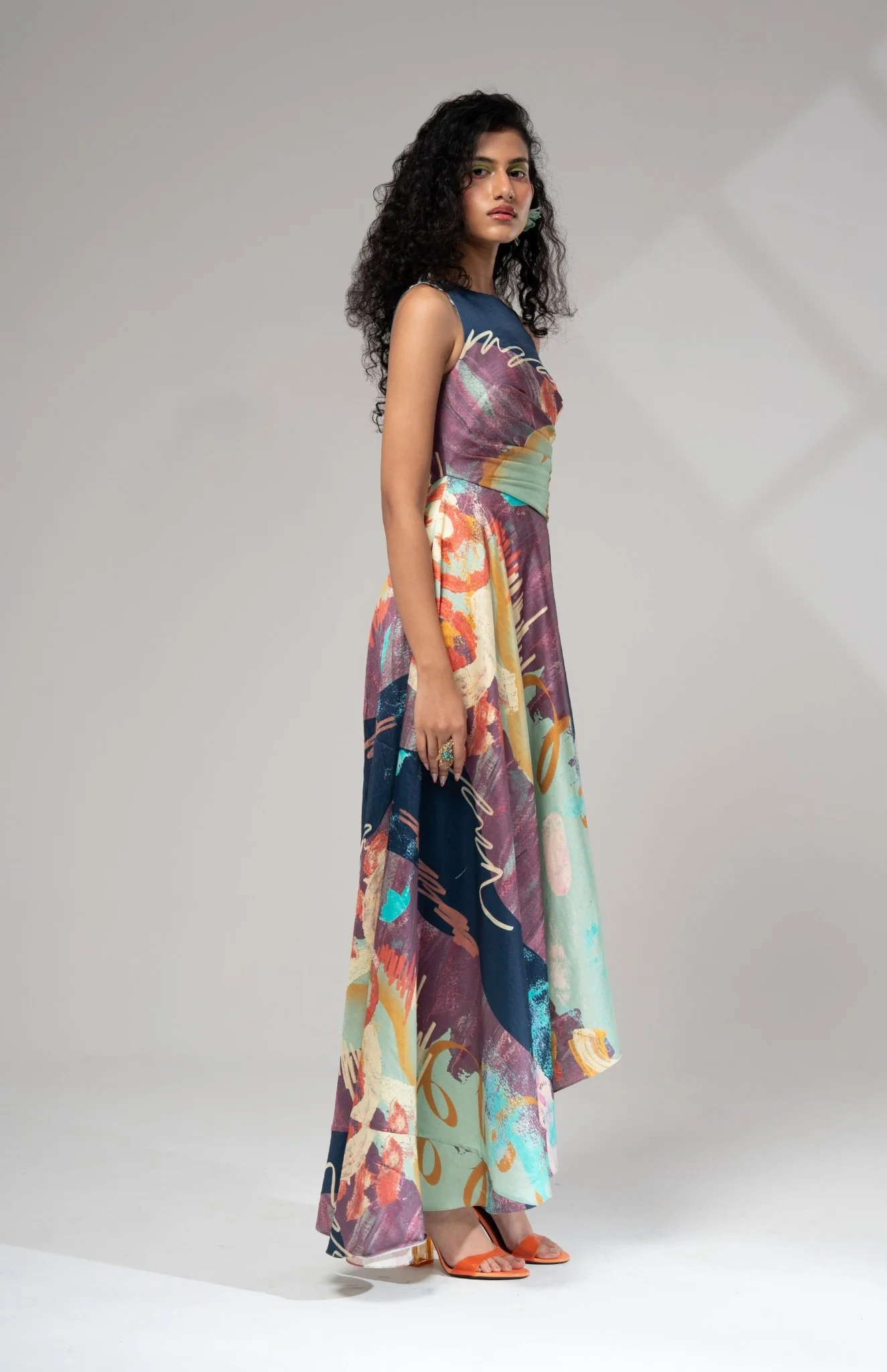 Riva Asymmetrical Dress - Image 5