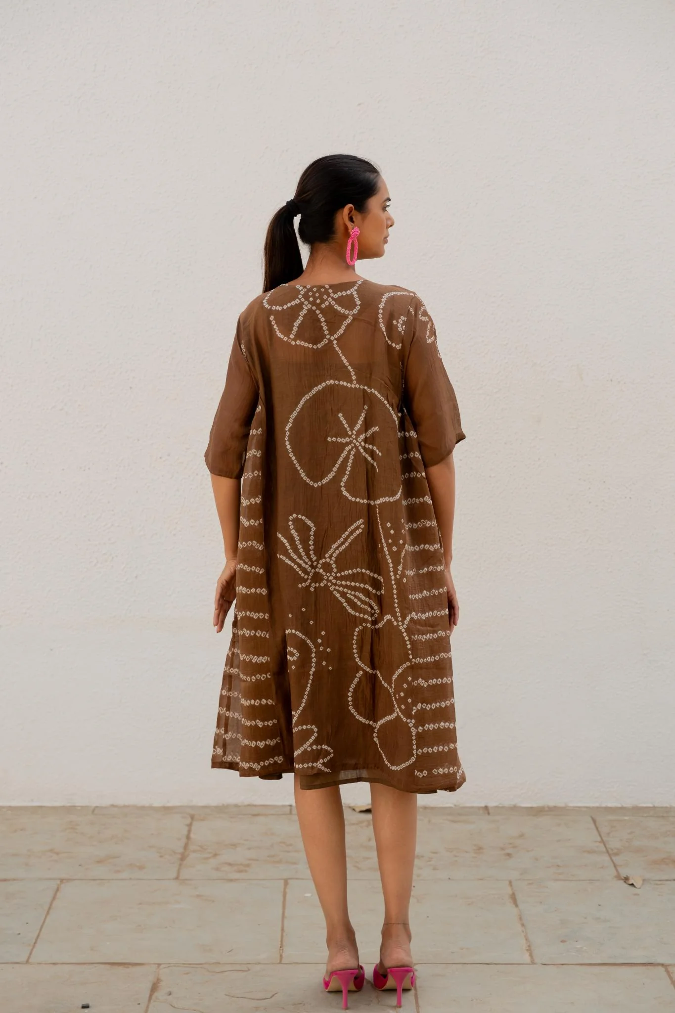 Rosewood Bandhani Dress - Image 8